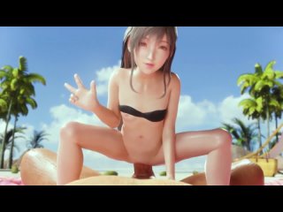 tifa lockhart in cute - 3d porn / 3d